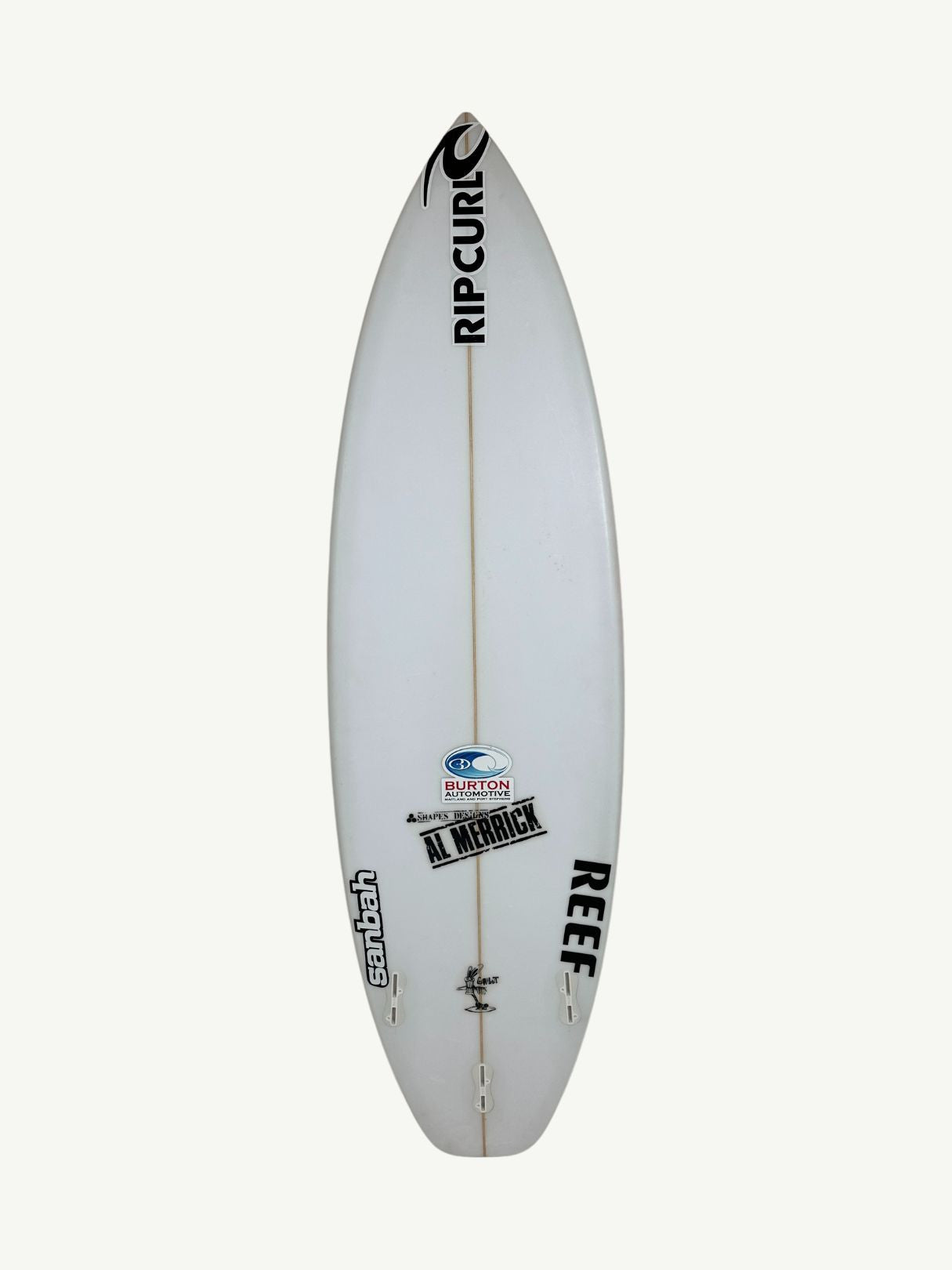 Girabbit 5'10" x 19" X  2 7/16", Round Square, 3x  FCS 2 Fin Boxes, PU [Good] - ID:998338