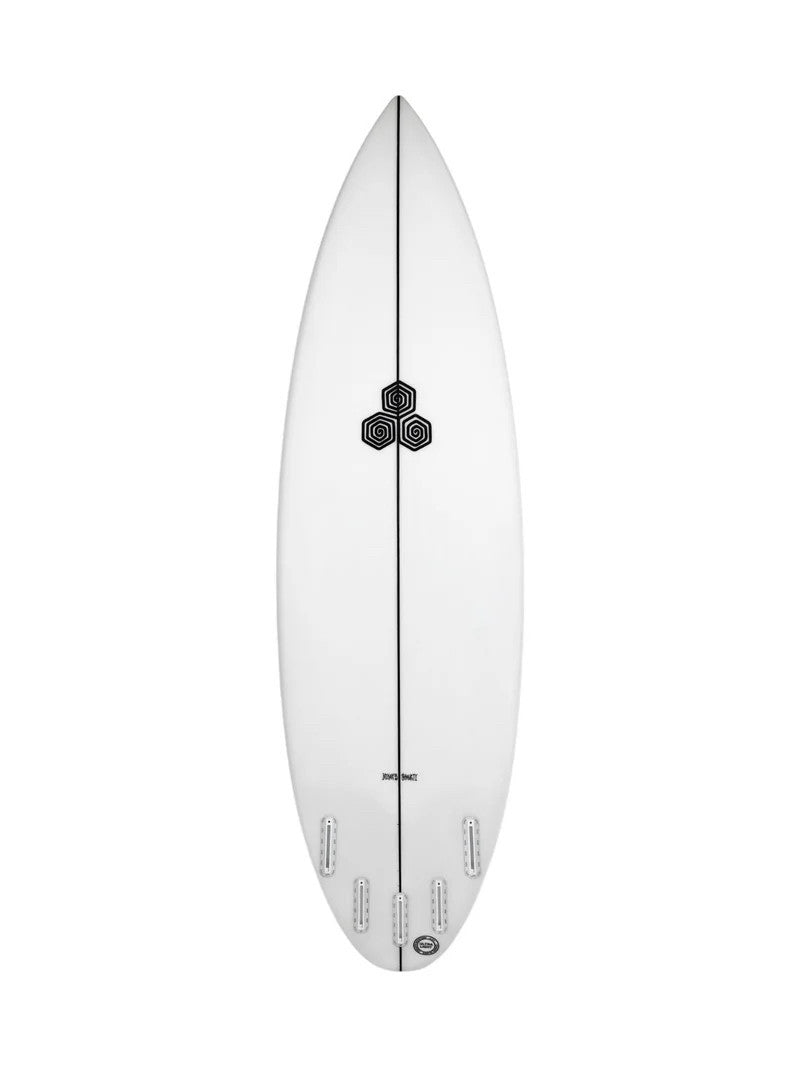 Mikey February Shorty - Round Tail 6'3" x 19 7/8" X  2 5/8" - 33.70L, Round, 5x  Futures Fin Boxes, PU - ID:1154245