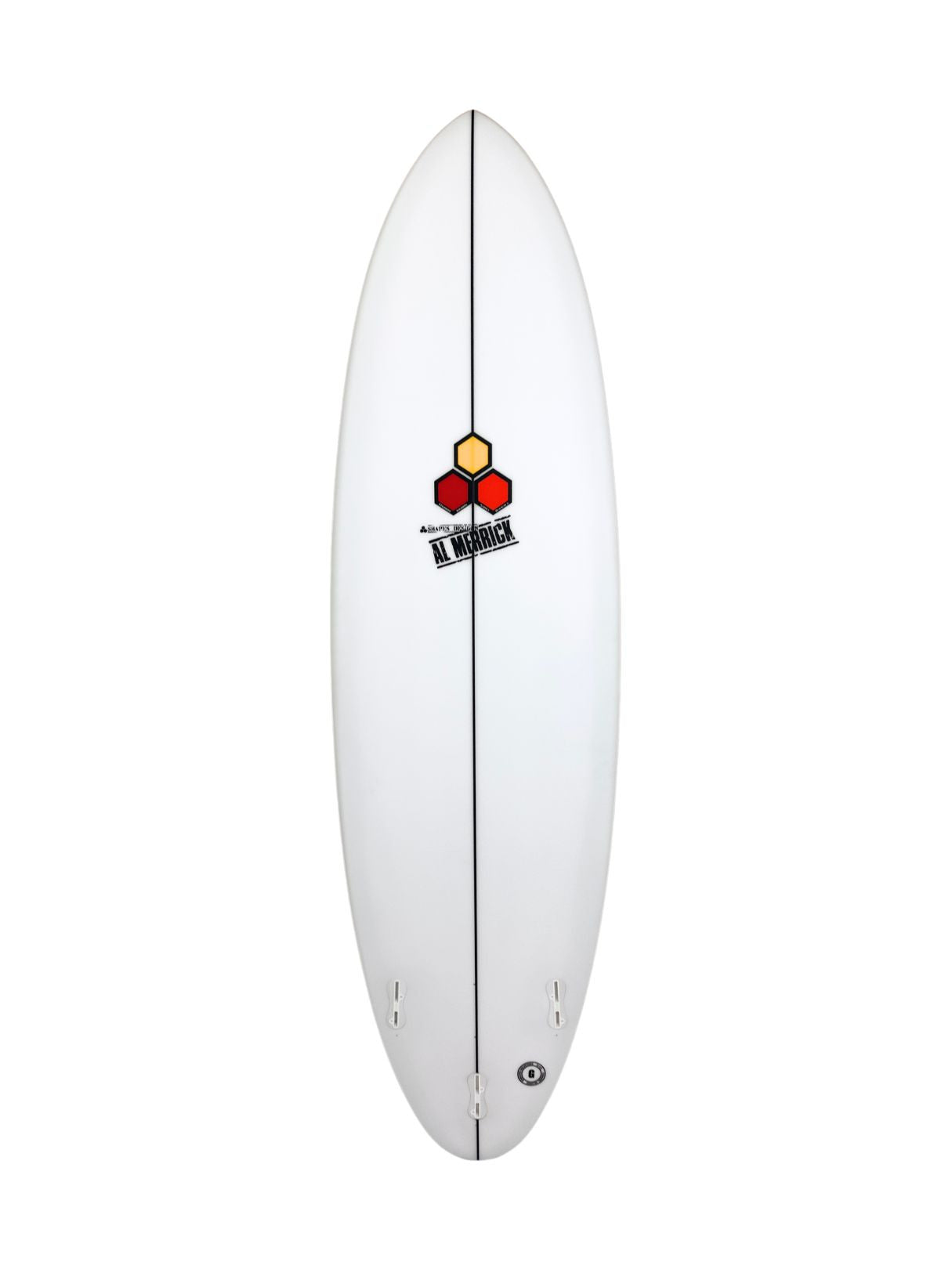 M23 7'6" x 22" X  3" - 54.50L, Round, 3x  FCS 2 Fin Boxes, PU - ID:1158601