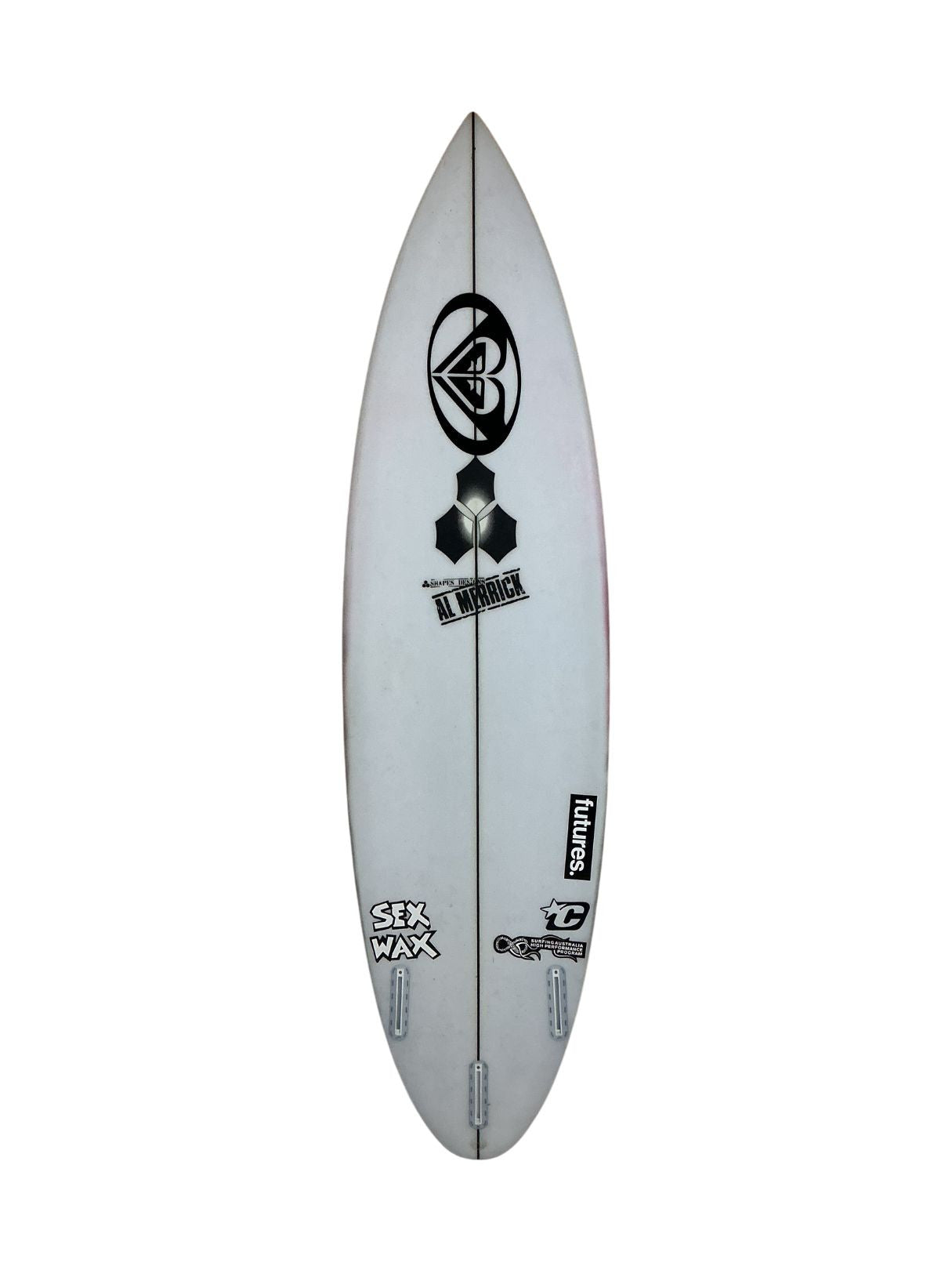 Goldie 6'0" x 17 3/4" X  2 3/16", Round Pin, 3x  Futures Fin Boxes [Good] - ID:1156982