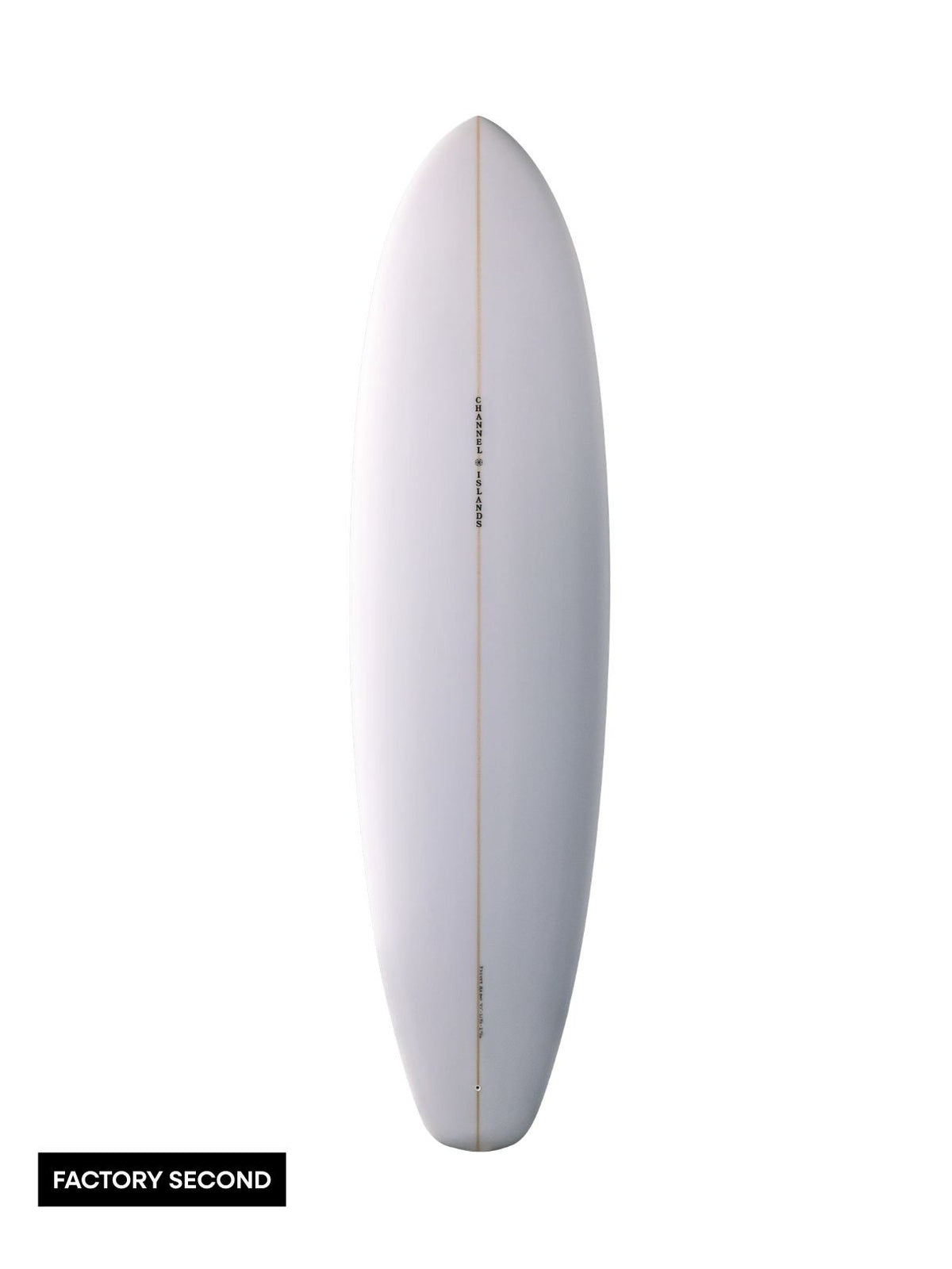 Tri Plane Hull Single 6'11" x 21 1/4" X  2 3/4" - 45.30L, Round Square, 1x   Fin Box, PU - ID:492286