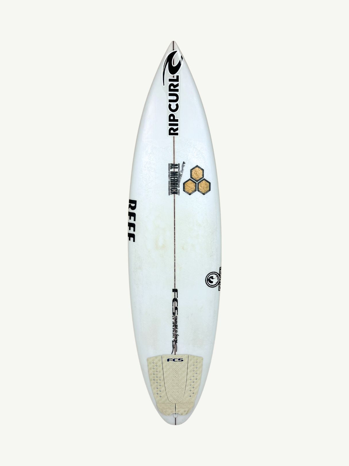 Goldie 6'2" x 18 7/8" X  2 7/16", 3x  FCS 2 Fin Boxes [Good] - ID:1065129