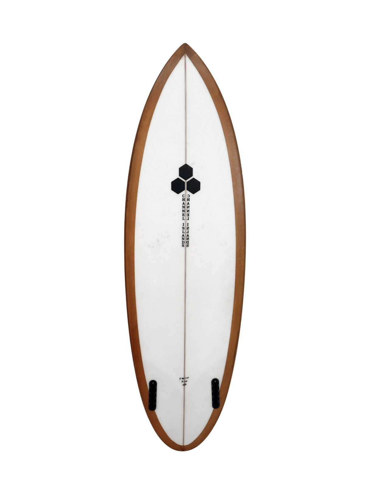 Twin Pin - Tinted 5'7" x 18 7/8" X  2 7/16" - 27.90L, Round Pin, 2x  Futures Fin Boxes, PU [Good] - ID:556373