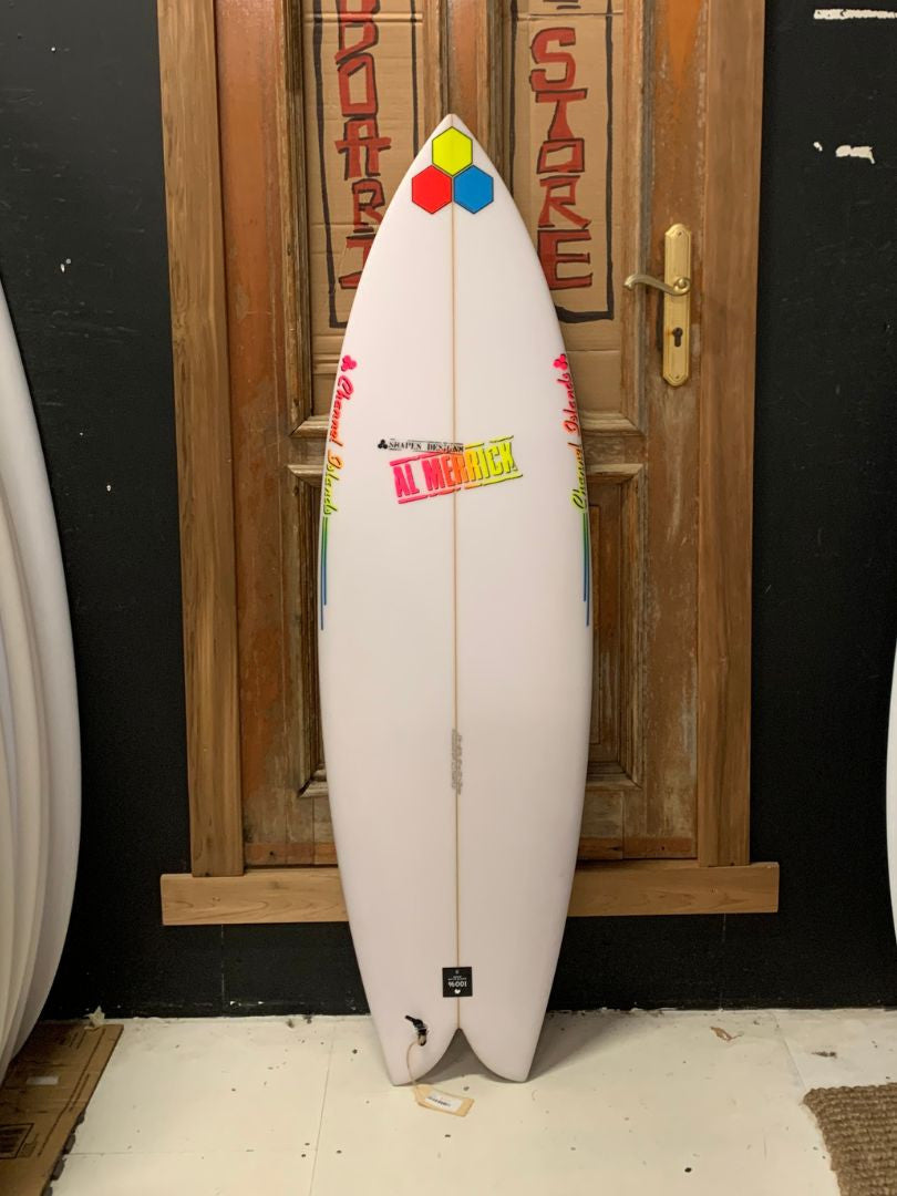 Fishbeard 5'4" x 18 5/8" X  2 3/16" - 23.70L, Fish, 2x  FCS 2 Fin Boxes, PU - ID:304592