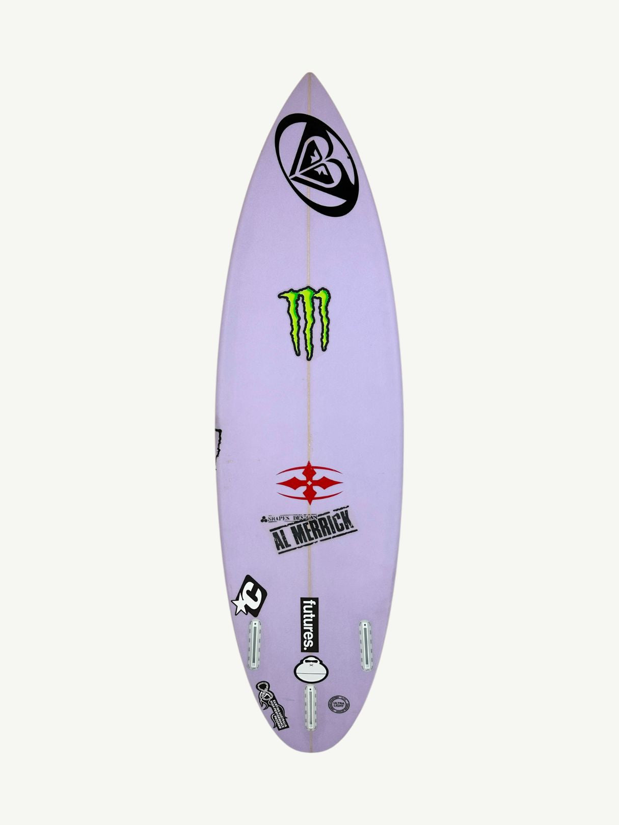 CI 2.Pro - Round Tail 5'6"1/2 x 17 1/2" X  2 1/8", Round, 3x  Futures Fin Boxes, PU [Good] - ID:993132