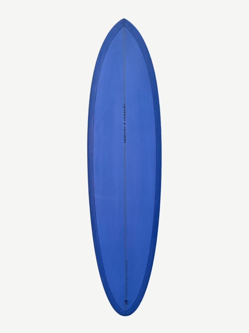 CI Mid Twin - Tinted 6'11" x 21 1/8" X  2 13/16" - 45.40L, Round, 2x  Futures Fin Boxes, PU - ID:890109