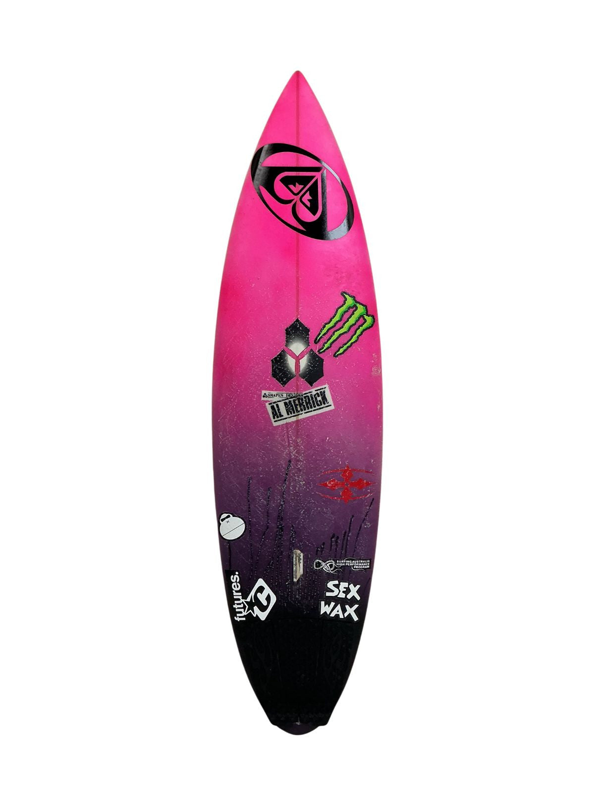 CI 2.Pro 5'6"1/2 x 17 3/4" X  2 1/8", Round, 3x  Futures Fin Boxes, PU [Good] - ID:945092
