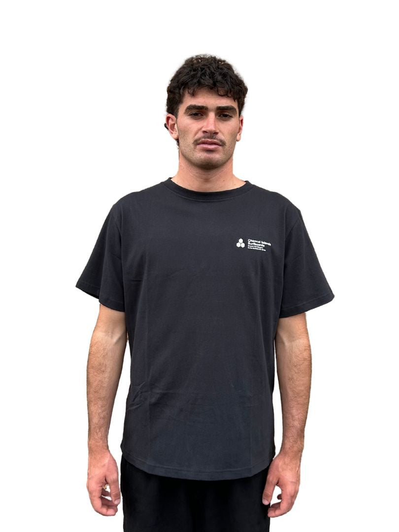 Hand Drawn Tee - Washed Black