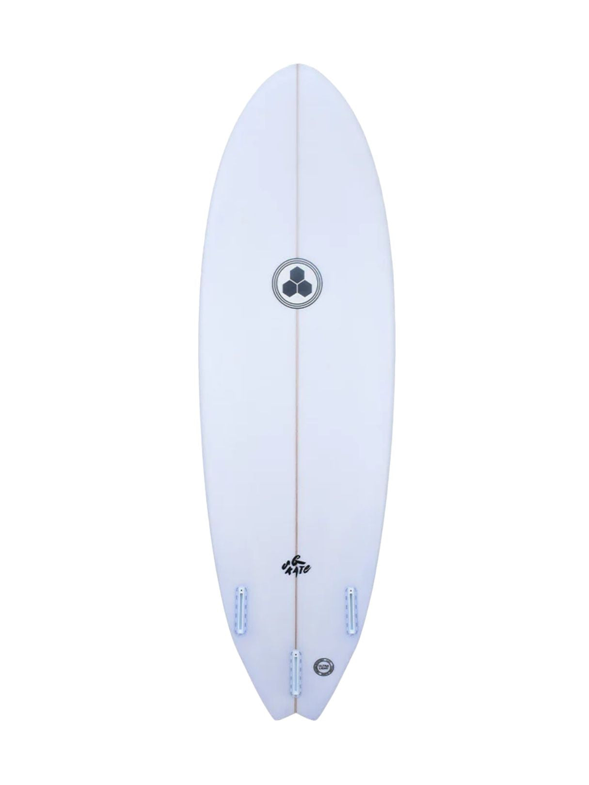 G-Skate - Clear 6'2" x 21" X  2 7/8" - 41.90L, Wing Swallow, 3x  Futures Fin Boxes, PU - ID:1087919