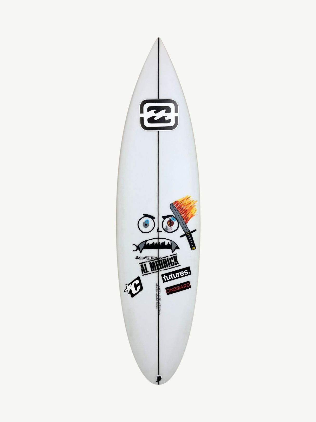 CI 2.Pro - Round Tail 5'6"1/2 x 17 1/4" X  2 1/16", Round, 3x  Futures Fin Boxes, PU [Semi New] - ID:1007067