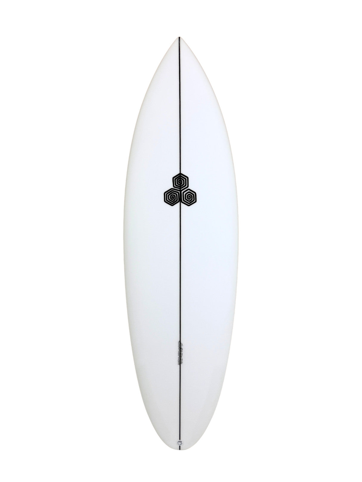 Twin Pin - Clear 5'7" x 18 7/8" X  2 7/16" - 27.90L, Round Pin, 2x  Futures Fin Boxes, PU - ID:1142356