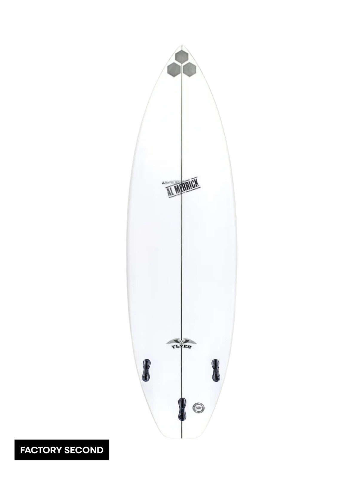 OG Flyer 5'8" x 18 3/4" X  2 5/16" - 26.40L, Round Square, 3x  FCS 2 Fin Boxes, PU - ID:1002108