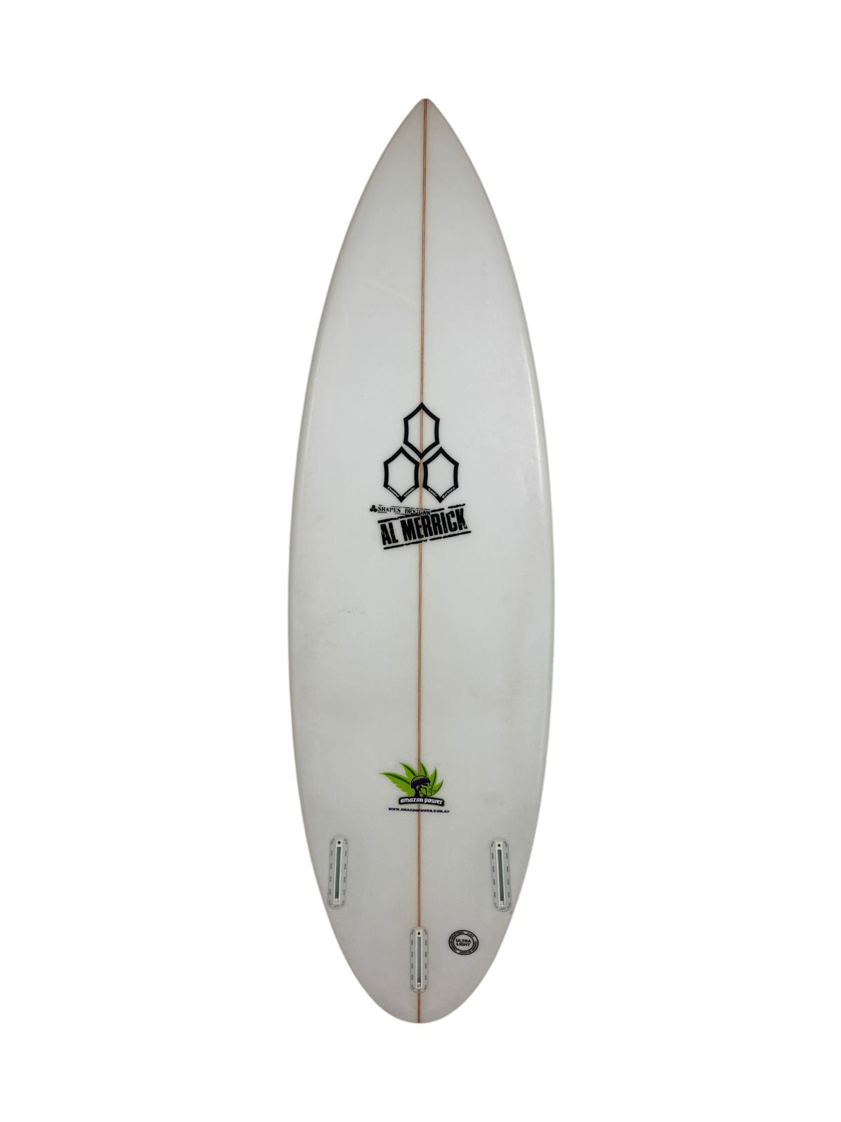Mikey February Shorty - Round Tail 5'6" x 18 1/8" X  2 3/16", 3x   Fin Boxes [Good] - ID:1141843