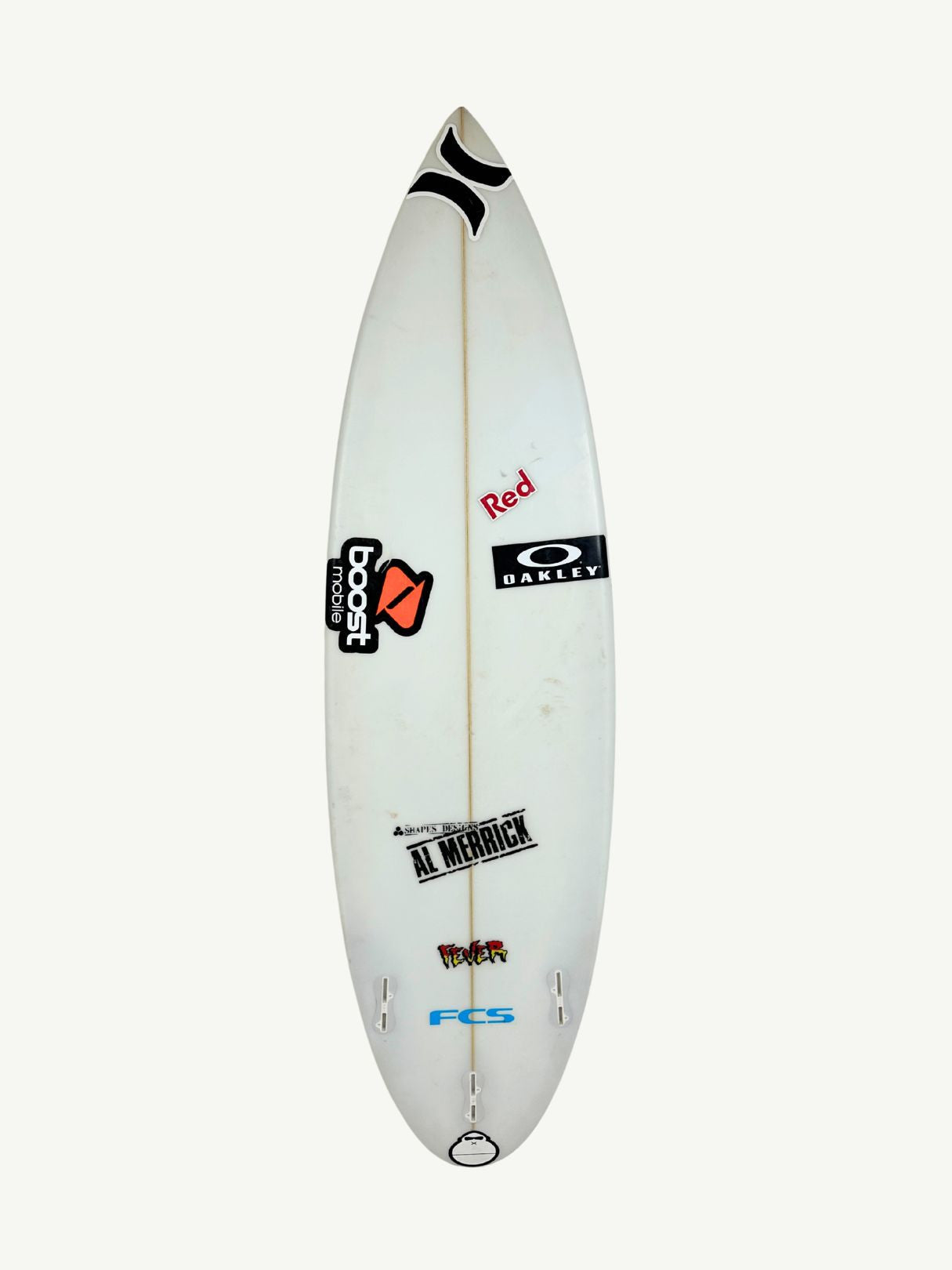 Fever Round Tail 5'9" x 18 1/2" X  2 3/8", Round, 3x  FCS 2 Fin Boxes, PU [Good] - ID:912279