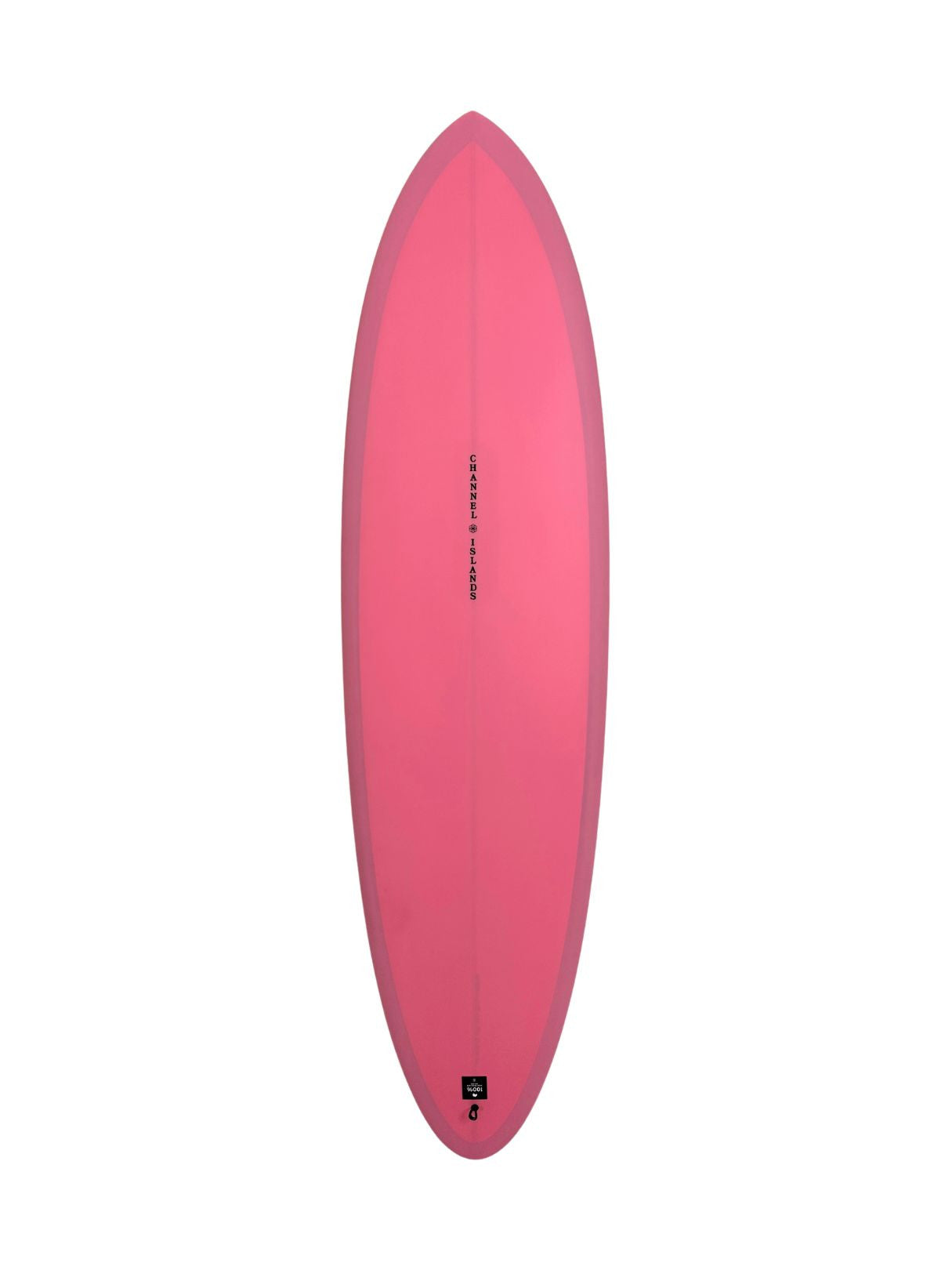 CI Mid - Tinted 6'6" x 20 1/2" X  2 9/16" - 37.80L, Round, 3x  Single + 2 Boxes FCS 2 Fin Boxes, PU - ID:1154229