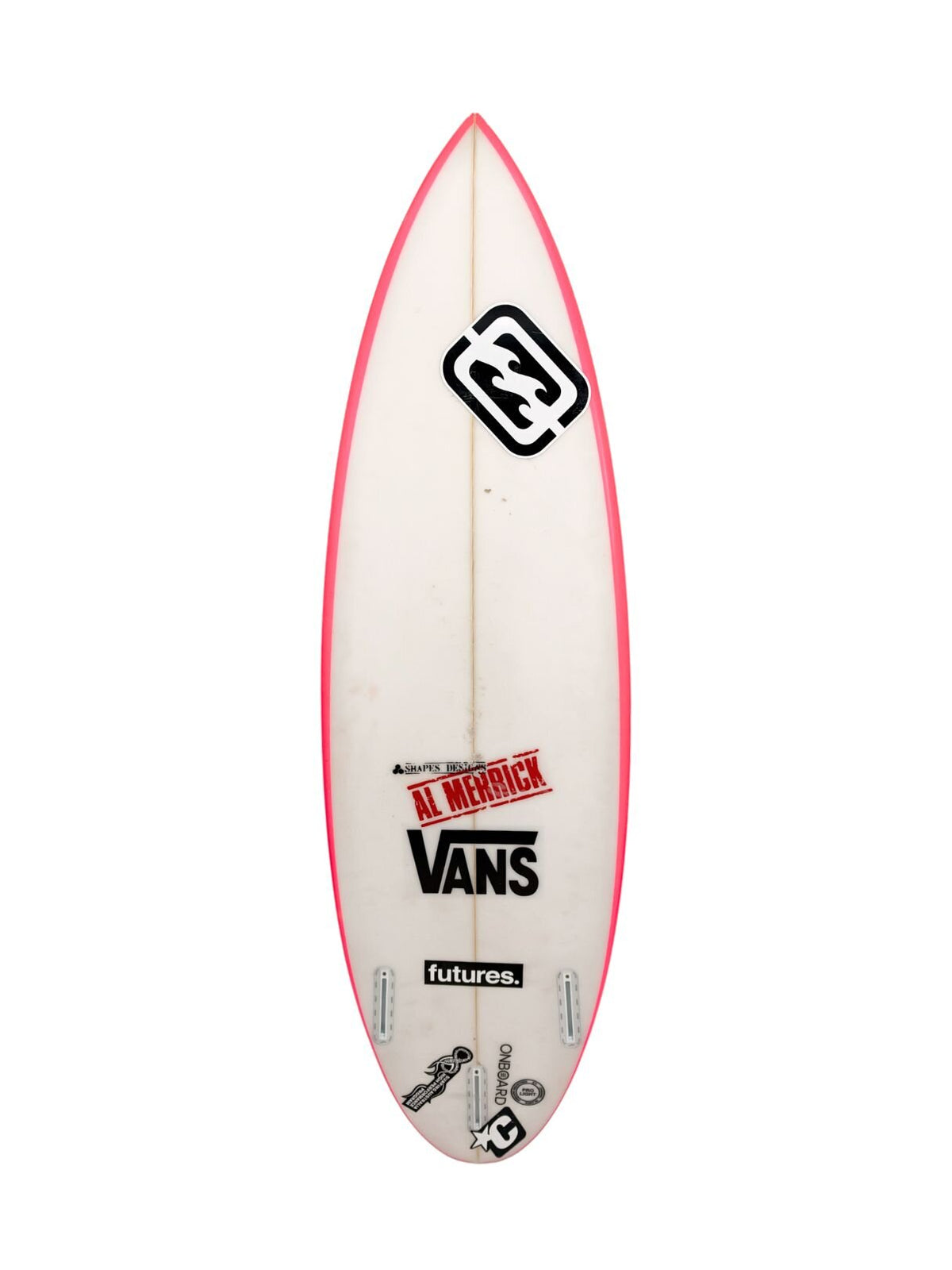PROTOTYPE 5'5" x 17 7/8" X  2 1/8", Round, 3x  Futures Fin Boxes, PU [Good] - ID:1106424