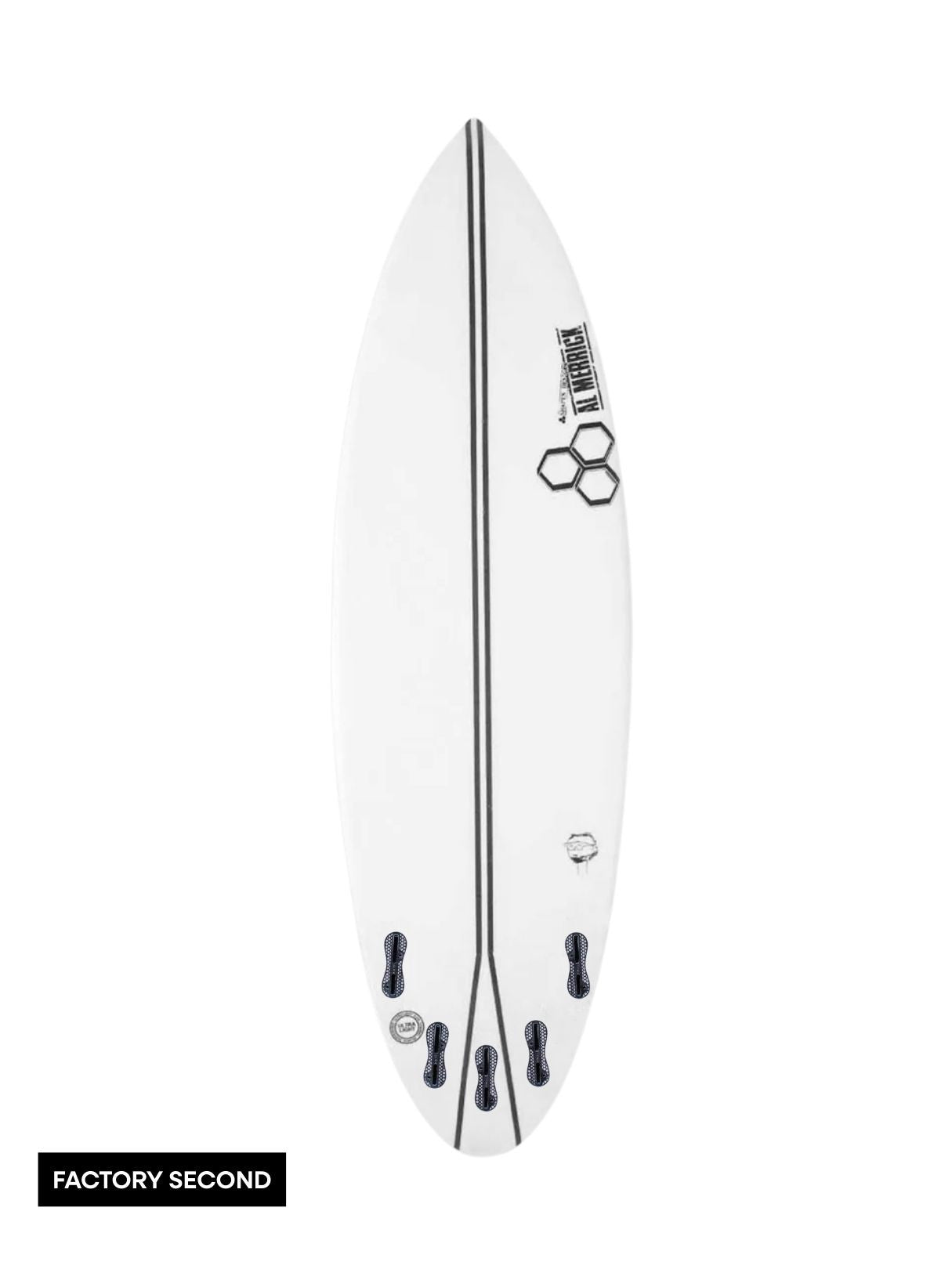 Neck Beard 3 - Spine-Tek EPS 5'6" x 19" X  2 5/16" - 26.40L, Round, 5x  FCS 2 Fin Boxes, Spine Tek EPS - Medium - ID:551123