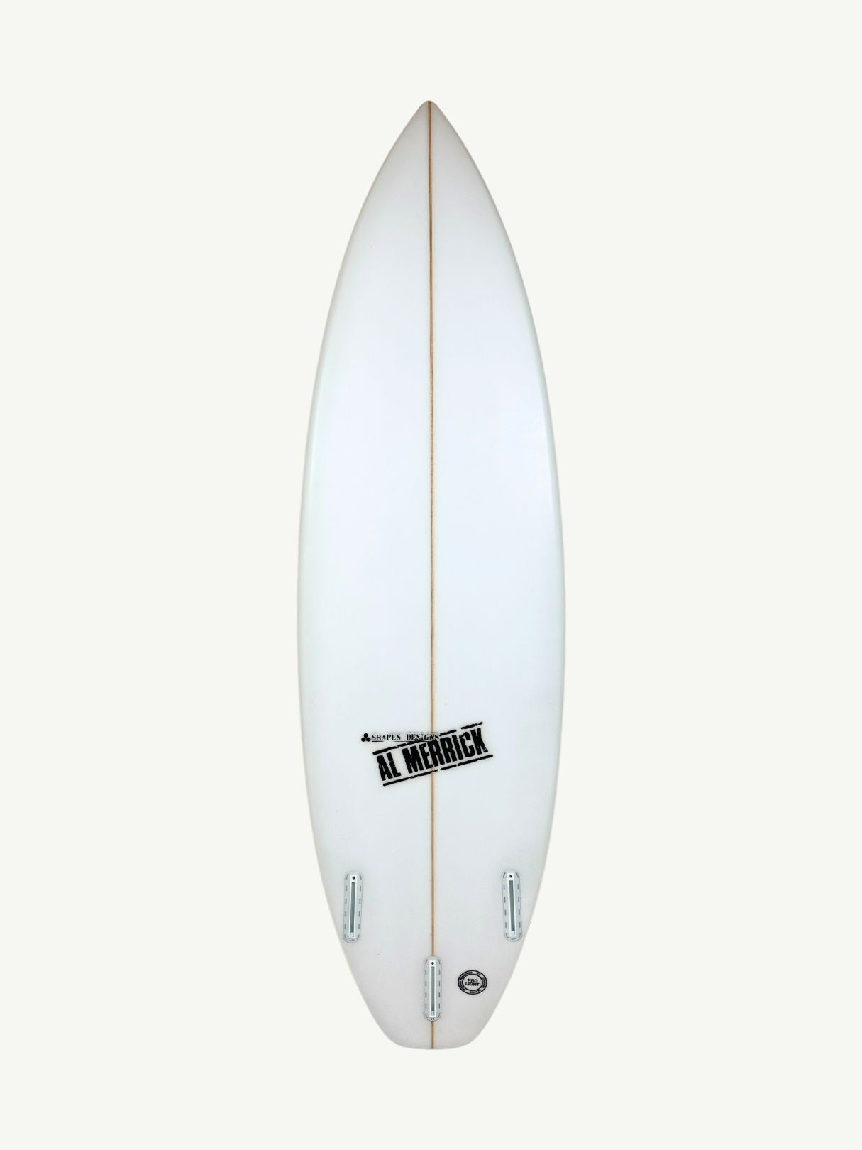 PROTOTYPE 5'7"1/2 x 18 3/8" X  2 5/16", Round Square, 3x  Futures Fin Boxes, PU [Good] - ID:1022097