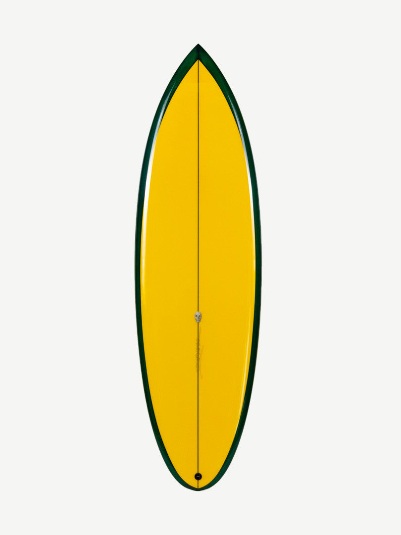 Cafe Racer 5'10" x 19 3/4" X  2 1/2" - 31.27L, Round, 5x  FCS 2 Fin Boxes, PU - ID:1035627