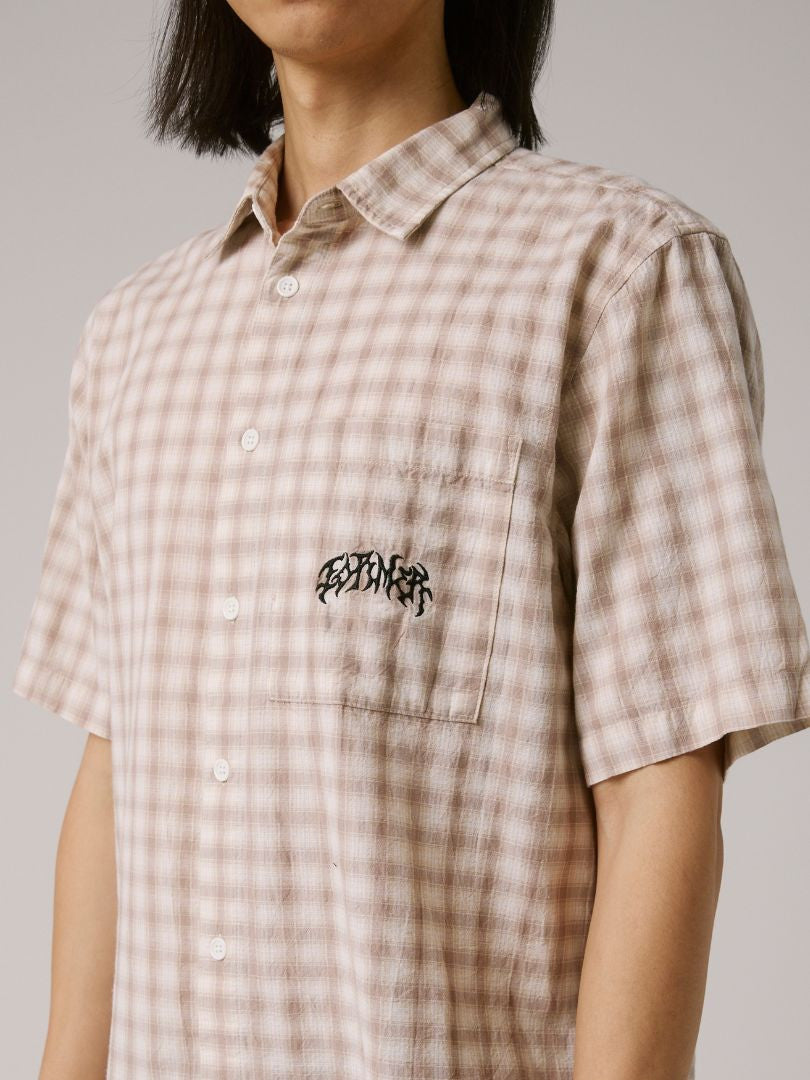 Manners Check SS Shirt