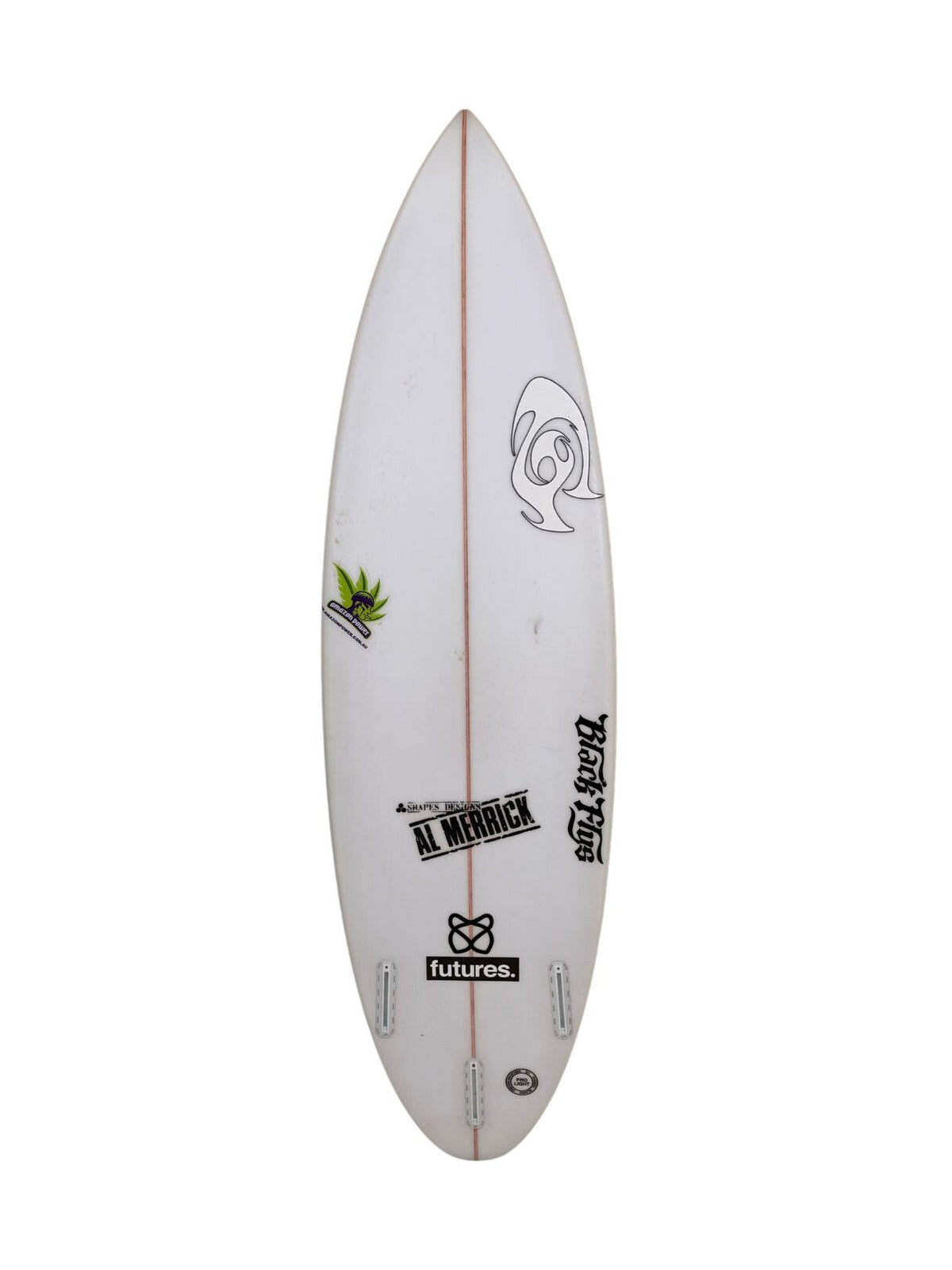 CI 2.Pro - Round Tail 5'9" x 18 3/8" X  2 5/16", 3x  Futures Fin Boxes [Good] - ID:1189644
