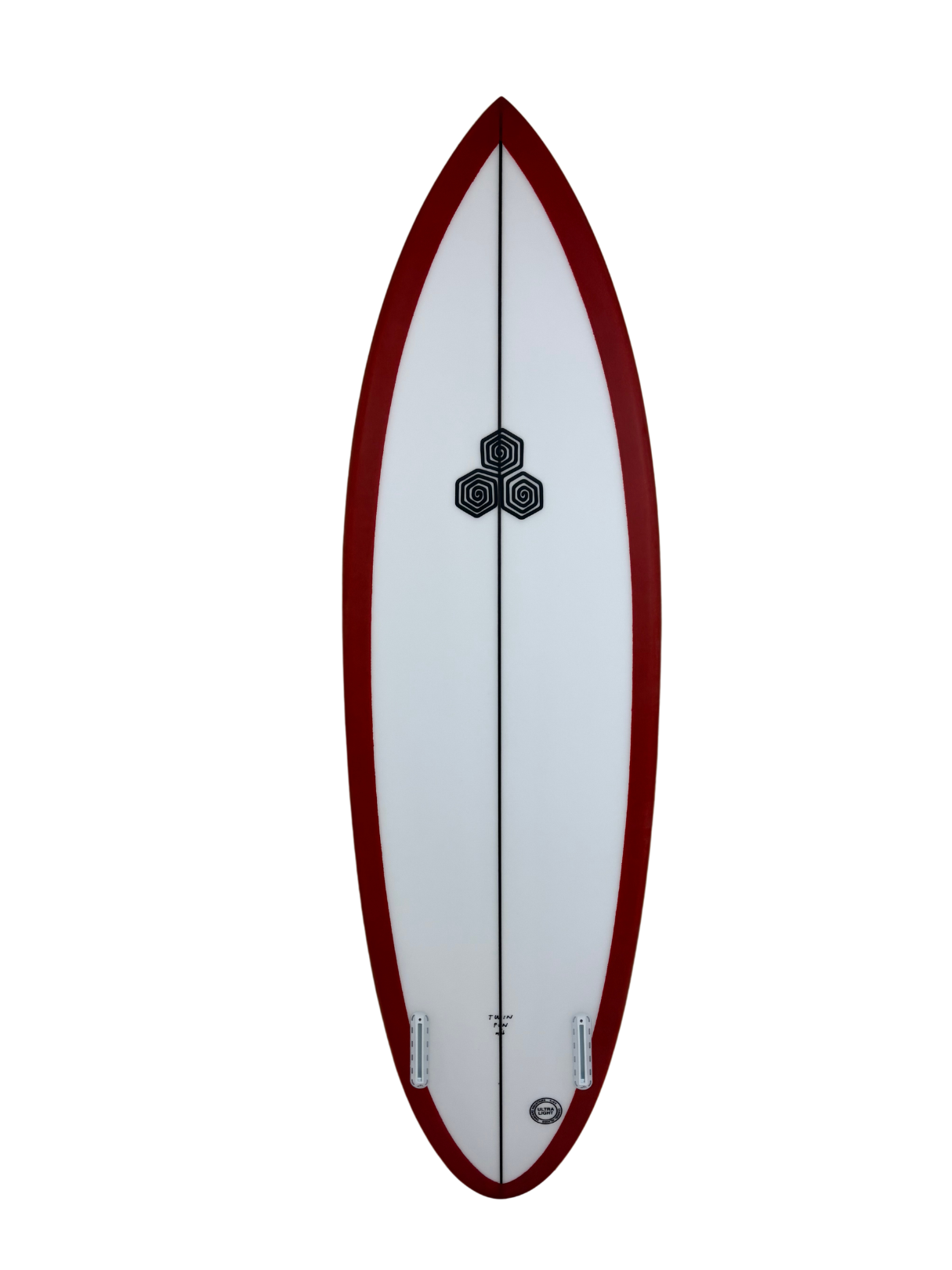 Twin Pin - Tinted 5'9" x 19 1/8" X  2 9/16" - 30.60L, Round Pin, 2x  Futures Fin Boxes, PU - ID:1144324