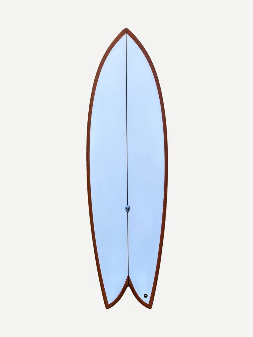 Acid Phish 5'8" x 20 1/2" X  2 1/2" - 0.00L, Fish, 2x  FCS 2 Fin Boxes, PU - ID:946385