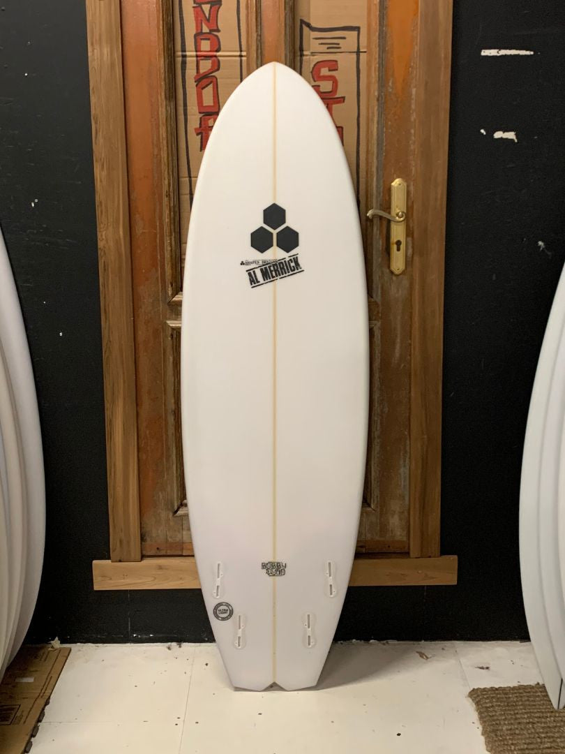 Bobby Quad 5'10" x 20 1/2" X  2 3/4" - 37.10L, Split Square, 4x  FCS 2 Fin Boxes, PU - ID:648801