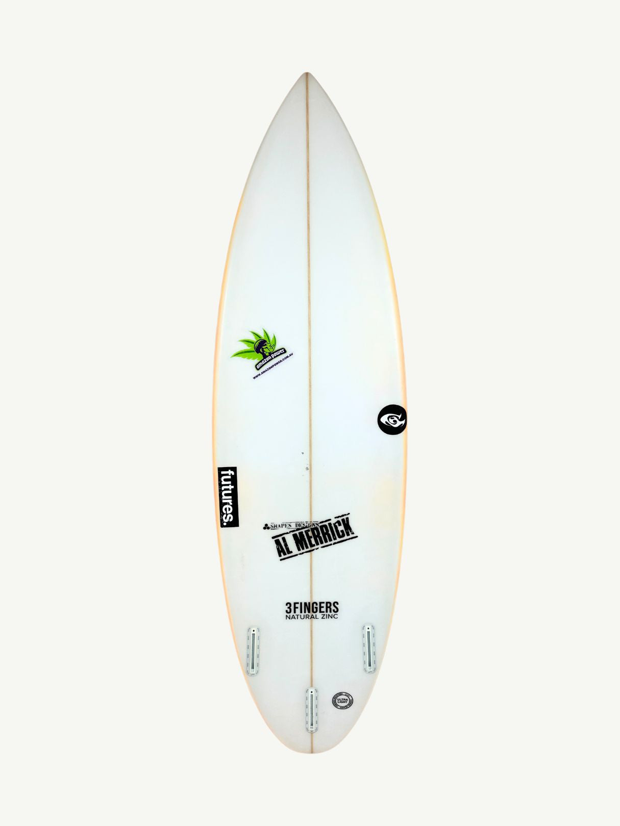 CI 2.Pro 5'8" x 18 3/8" X  2 5/16", 3x   Fin Boxes [Good] - ID:1047536