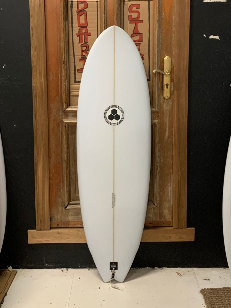 G-Skate - Clear 5'4" x 19" X  2 3/8" - 27.20L, Wing Swallow, 3x  FCS 2 Fin Boxes, PU - ID:835726