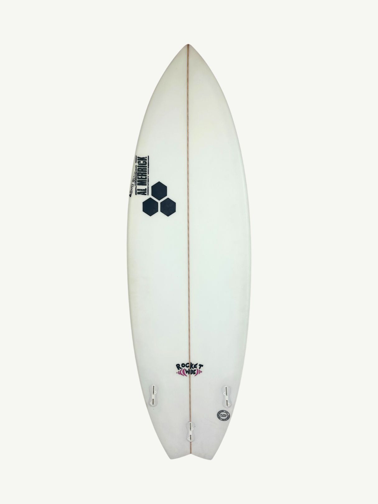 Rocket Wide 5'10" x 20" X  2 5/8" - 33.50L, Swallow, 3x  FCS 2 Fin Boxes, PU [Average] - ID:701710