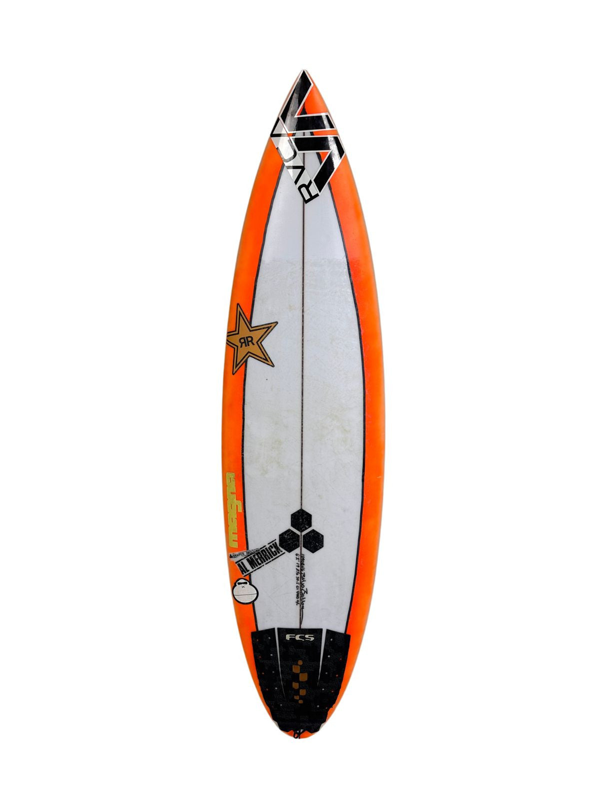 Prototype 6'2" x 19" X  2 1/2", Round, 3x   Fin Boxes [Good] - ID:1137795