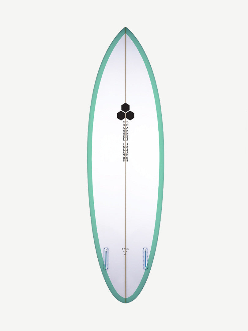 Twin Pin - Tinted 6'1" x 19 7/8" X  2 11/16" - 35.30L, Round Pin, 2x  FCS 2 Fin Boxes, PU - ID:928936