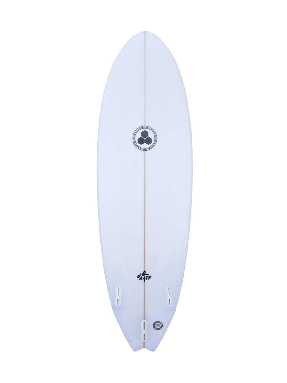 G-Skate - Clear 5'6" x 19 1/4" X  2 7/16" - 29.10L, Wing Swallow, 3x  FCS 2 Fin Boxes, PU - ID:928845
