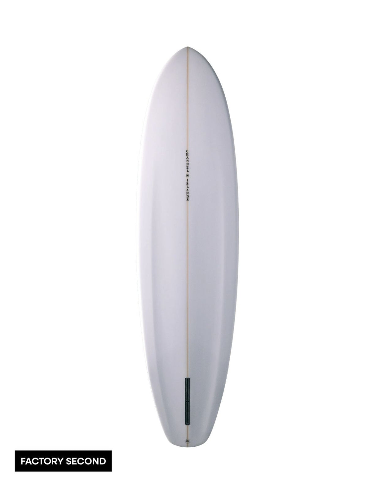 Tri Plane Hull Single 6'11" x 21 1/4" X  2 3/4" - 45.30L, Round Square, 1x   Fin Box, PU - ID:492286