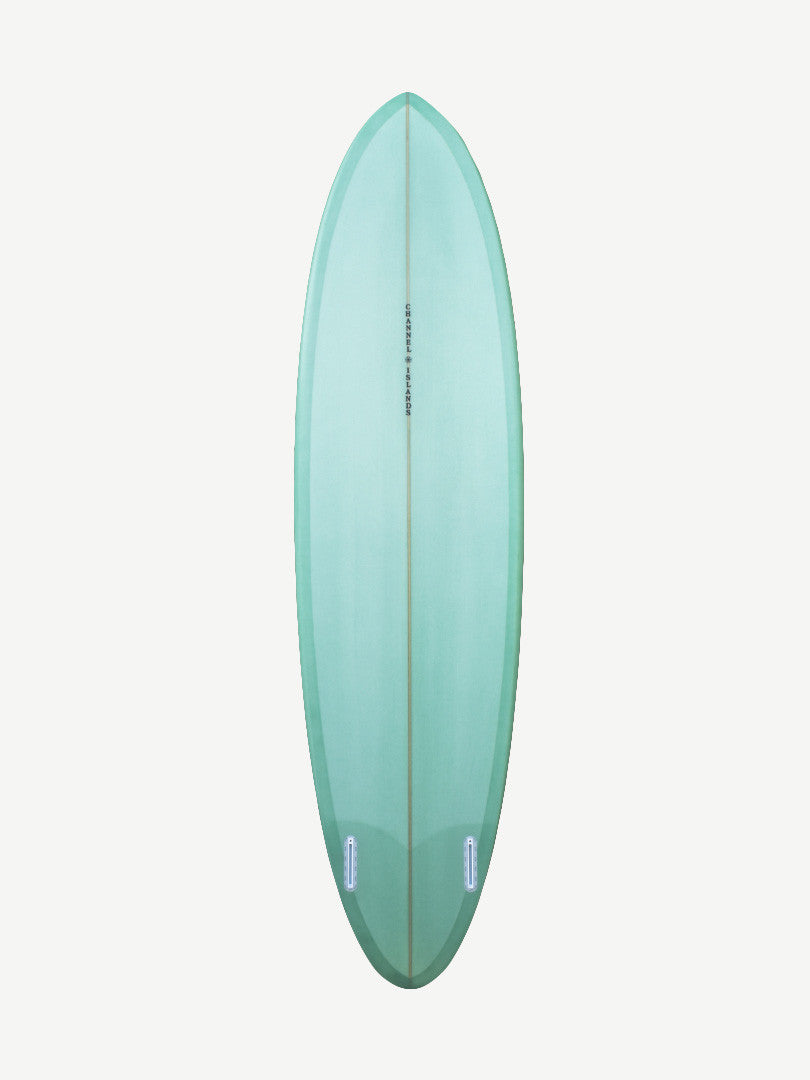 CI Mid Twin - Tinted 6'11" x 21 1/8" X  2 13/16" - 45.40L, Round, 2x  Futures Fin Boxes, PU - ID:892275