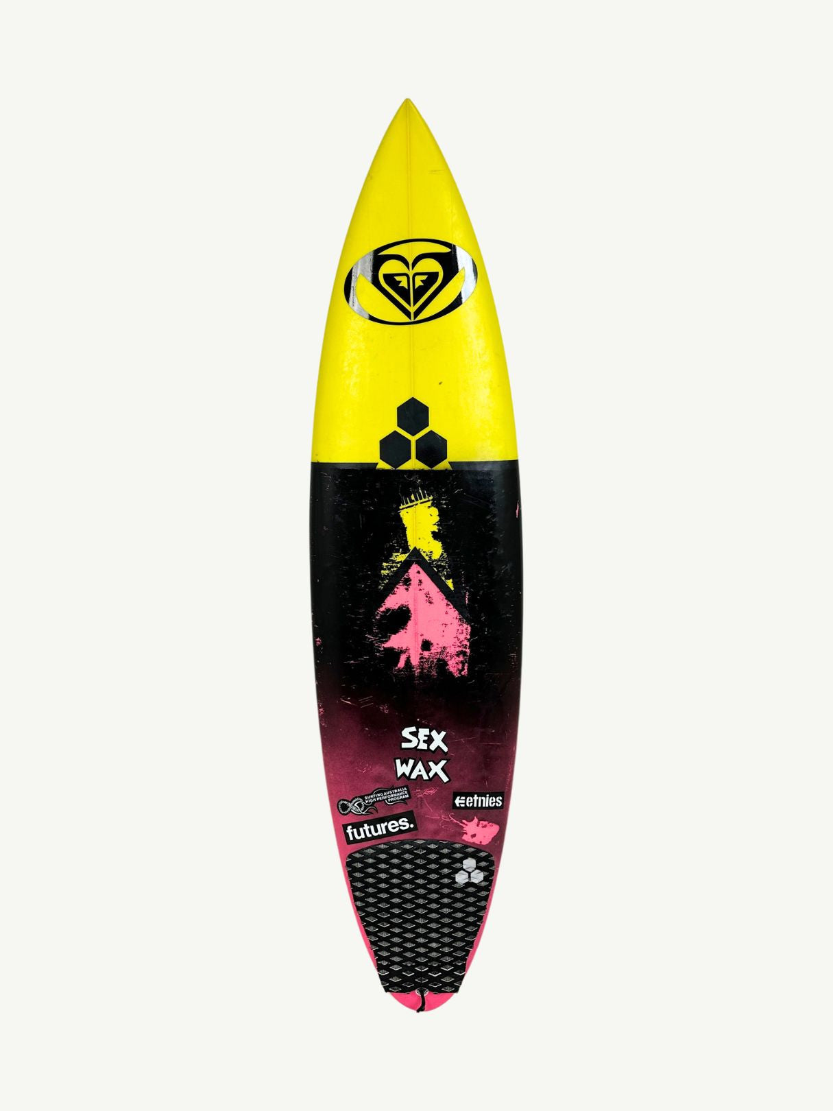 Happy Traveler - Minus Dims (PRO) 5'10" x 17 1/8" X  2 1/16", 3x  Futures Fin Boxes [Good] - ID:987669