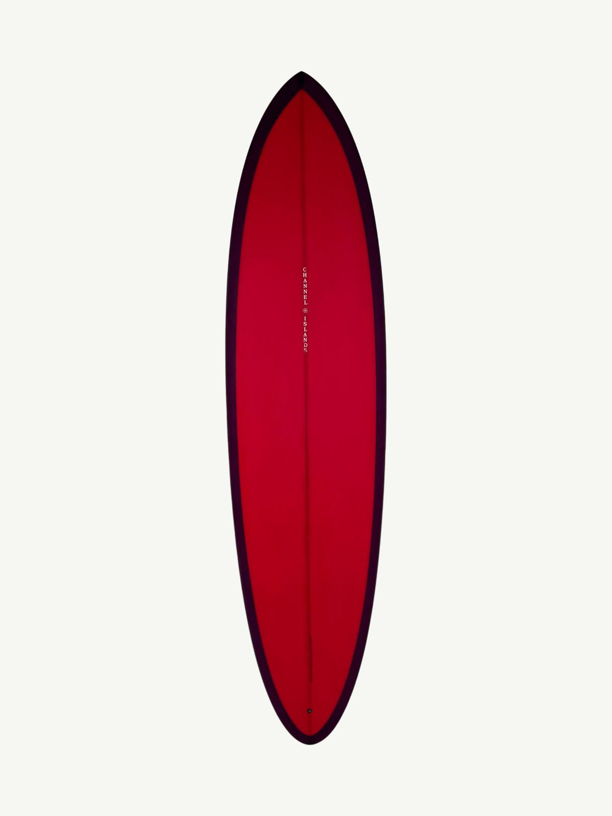 CI Mid - Tinted 7'2" x 21 1/4" X  2 13/16" - 47.30L, Round, 3x  Single + 2 Boxes FCS 2 Fin Boxes, PU - ID:1122466