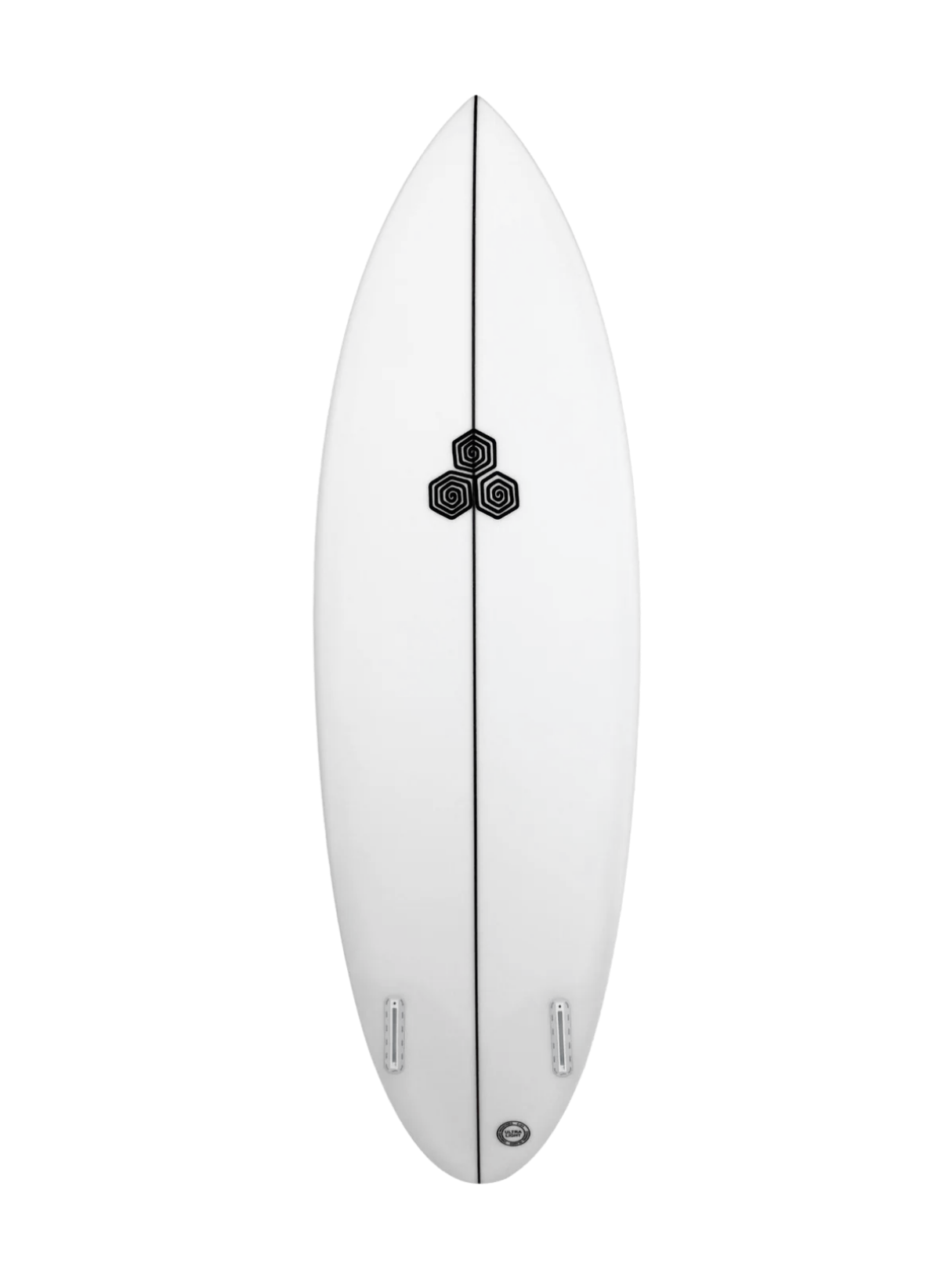 Twin Pin - Clear 5'9" x 19 1/8" X  2 9/16" - 30.60L, Round Pin, 2x  Futures Fin Boxes, PU - ID:1146719