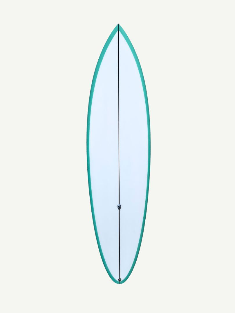 Osprey 6'8" x 20 1/4" X  2 11/16" - 37.79L, Round Pin, 3x  Futures Fin Boxes, PU - ID:984183