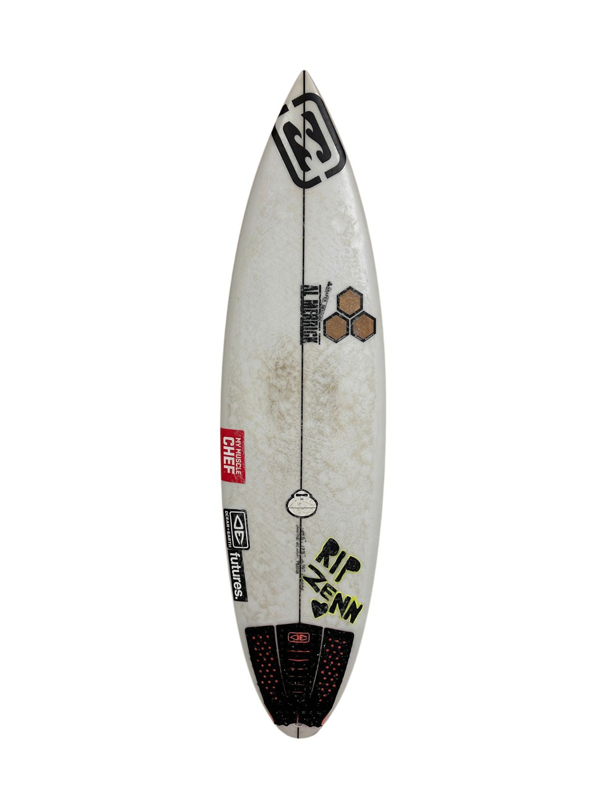 Goldie 5'9"1/2 x 17 7/8" X  2 3/16", 3x  Futures Fin Boxes [Good] - ID:1138152