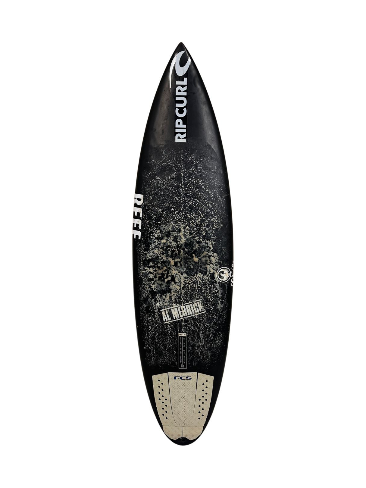 Two Happy 6'0" x 18 7/8" X  2 3/8", Round, 3x  FCS 2 Fin Boxes, ECT - Epoxy [Good] - ID:951845