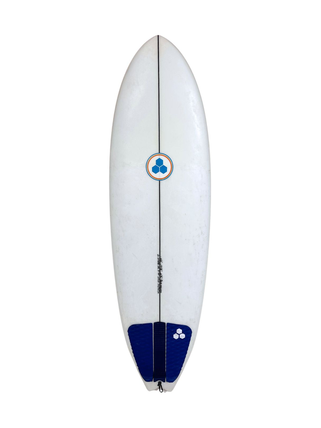 G-Skate - Clear 5'8" x 19 5/8" X  2 1/2" - 31.40L, Wing Swallow, 3x  FCS 2 Fin Boxes, PU [Good] - ID:1059530