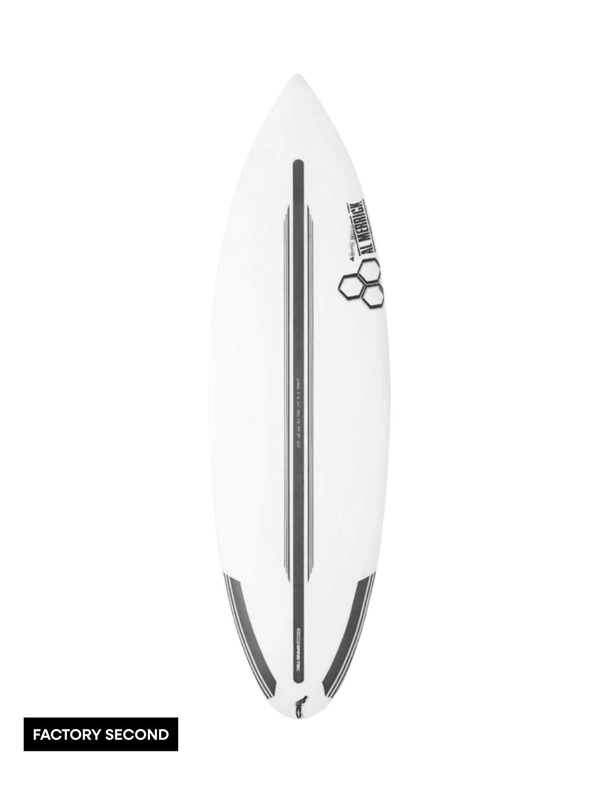 Neck Beard 3 - Spine-Tek EPS 5'6" x 19" X  2 5/16" - 26.40L, Round, 5x  FCS 2 Fin Boxes, Spine Tek EPS - Medium - ID:551123