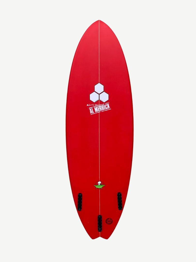 Pod 5'6" x 19 3/4" X  2 3/8" - 27.90L, Swallow, 3x  Futures Fin Boxes, PU - ID:936140