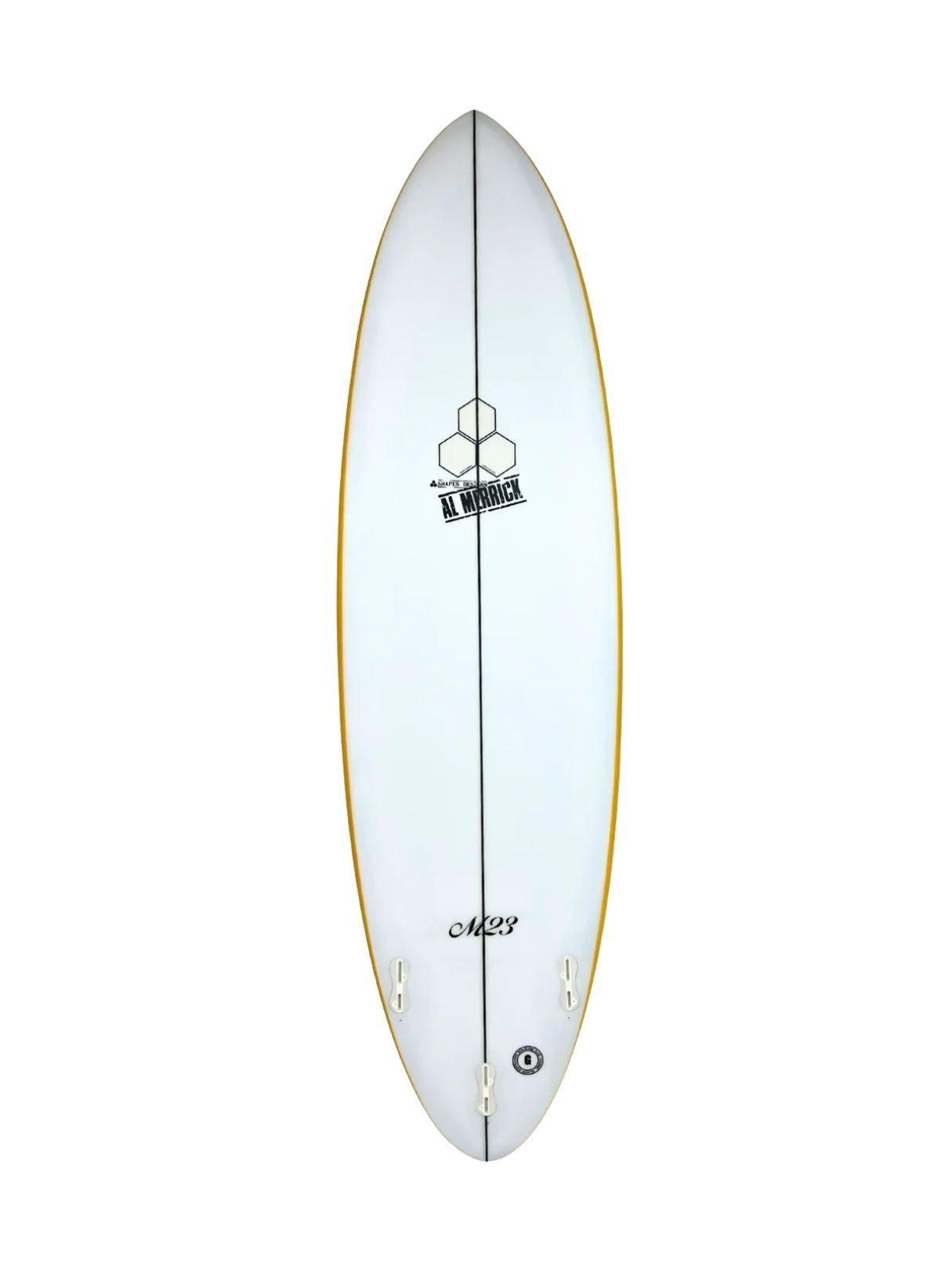 M23 6'8" x 20 3/4" X  2 3/4" - 41.90L, Round, 3x  FCS 2 Fin Boxes, PU - ID:1017053