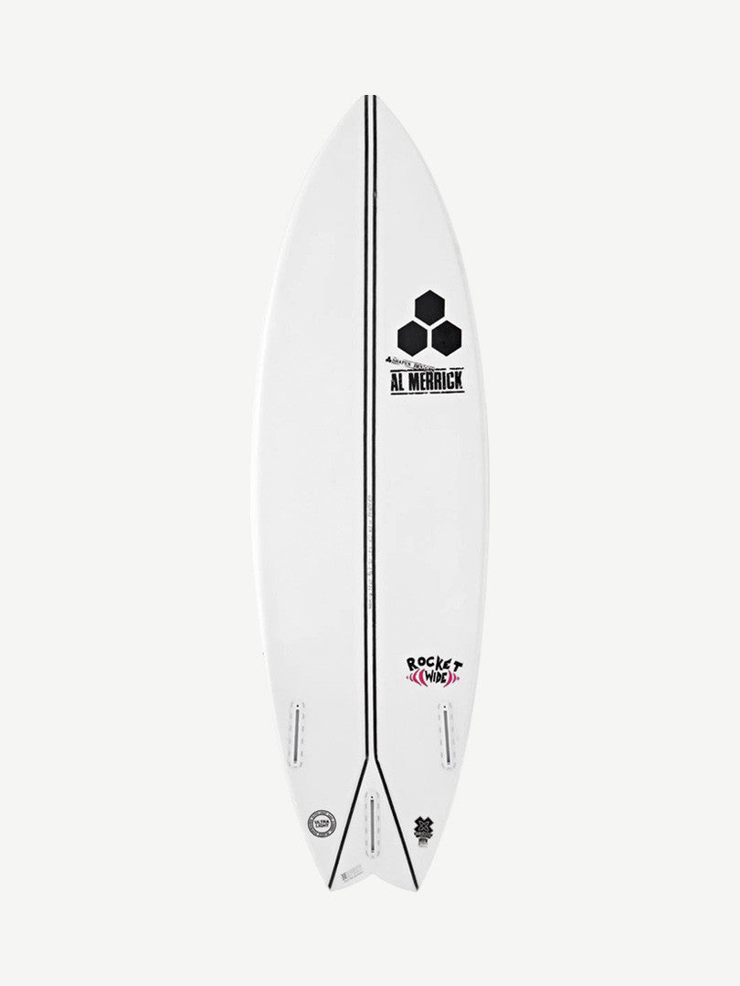 Rocket Wide - Spine-Tek EPS 6'1" x 20 3/4" X  2 3/4" - 38.00L, Swallow, 3x  FCS 2 Fin Boxes, Spine Tek EPS - Large - ID:955619