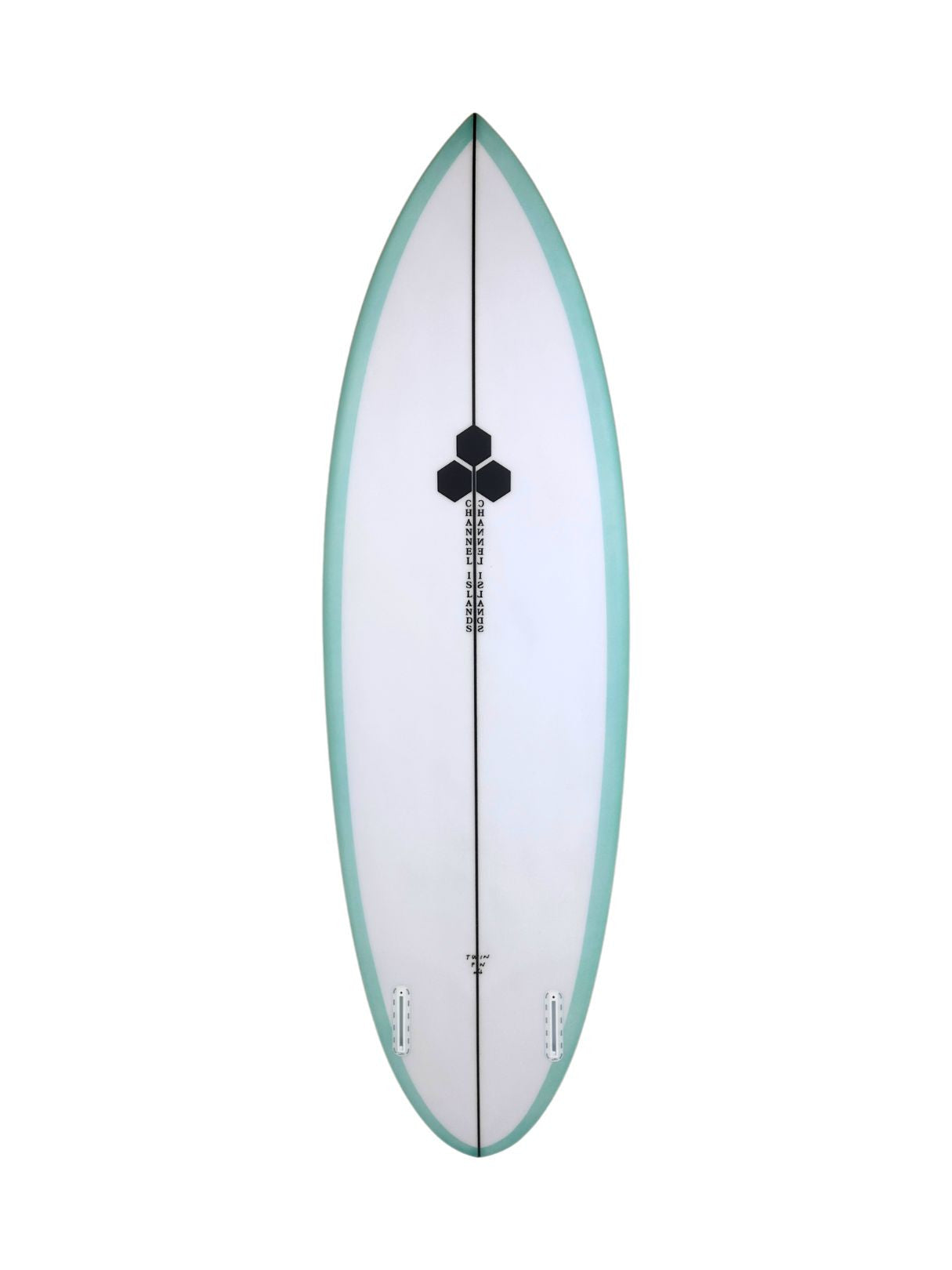 Twin Pin - Tinted 5'9" x 19 1/8" X  2 9/16" - 30.60L, Round Pin, 2x  Futures Fin Boxes, PU - ID:1091664