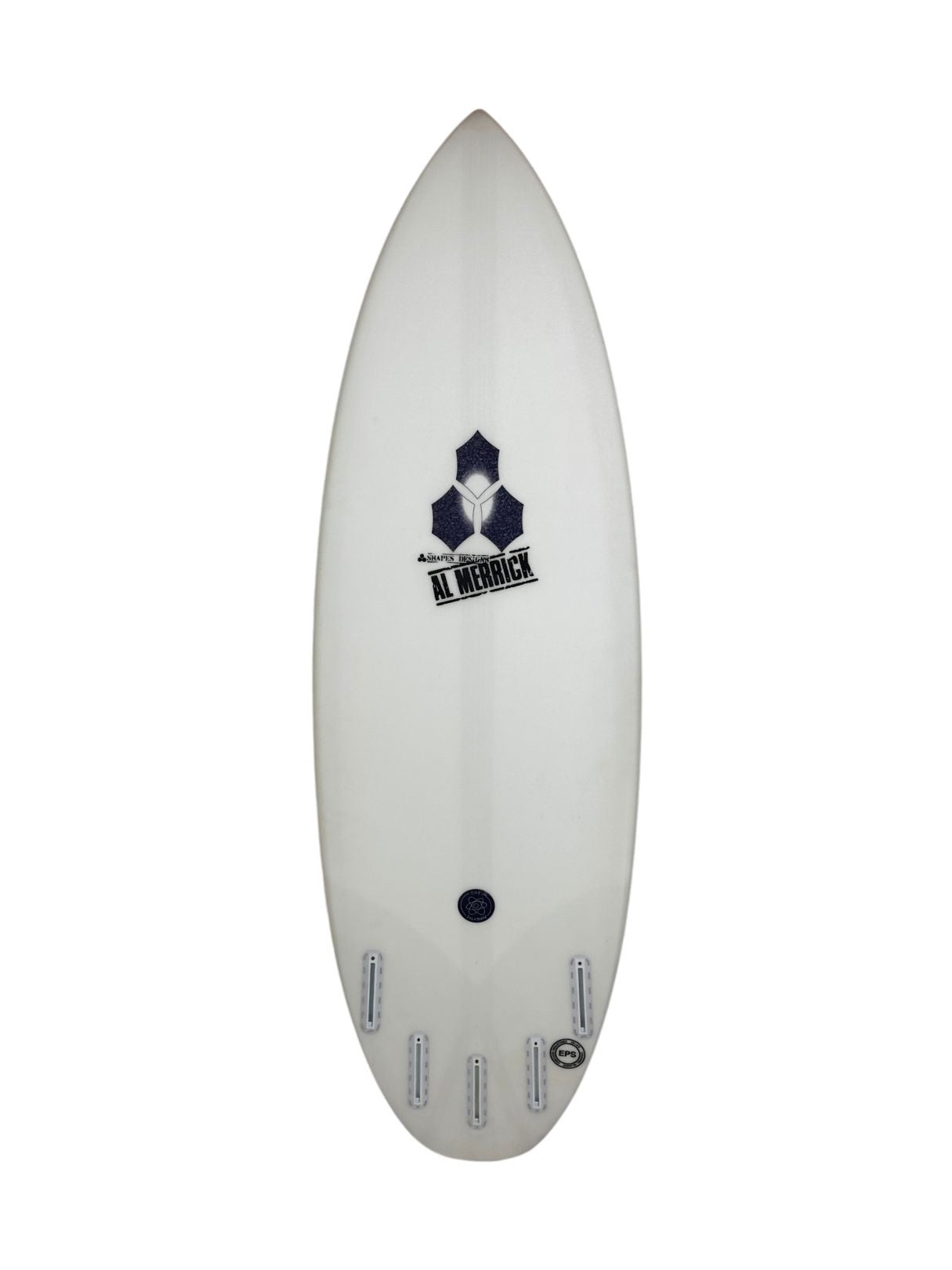 The Solution - Spine-Tek EPS 5'4" x 19" X  2 5/16" - 25.10L, Round, 5x  Futures Fin Boxes, Spine Tek EPS - Small [Good] - ID:1077154