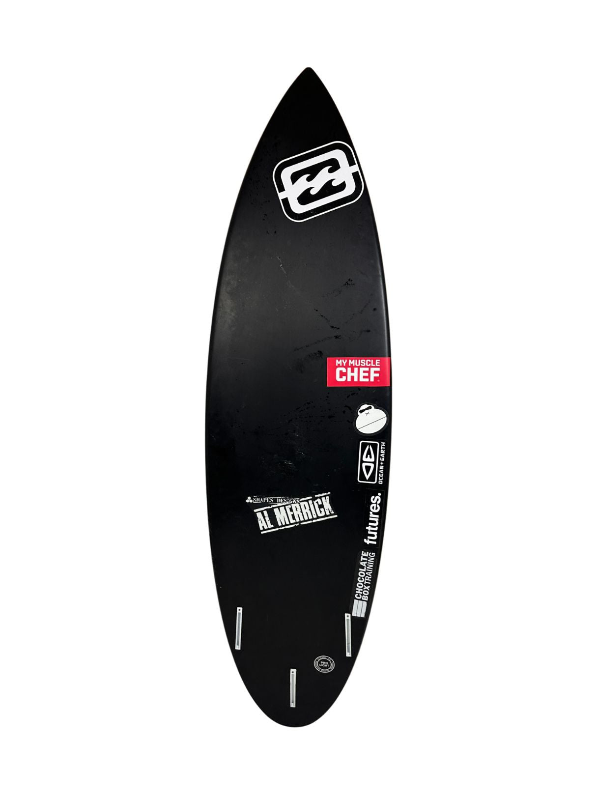 CI 2.Pro - Round Tail 5'8"1/2 x 18 1/4" X  2 1/8", 3x  Futures Fin Boxes, ECT - Epoxy [Good] - ID:1138004
